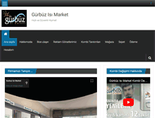Tablet Screenshot of gurbuzisimarket.com